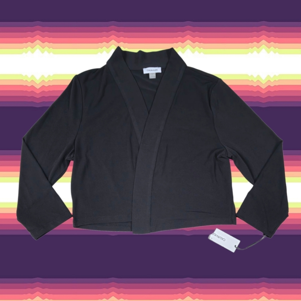 NWT CALVIN KLEIN CARDIGAN TOP